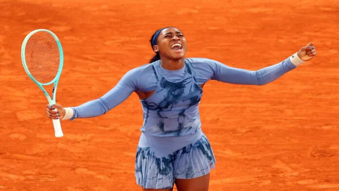 Gauff remontó a Keys y alcanza sus terceras semifinales en París