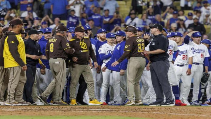 Dodgers Padres Padres y Dodgers finalizaron tensa serie en Los Ángeles
