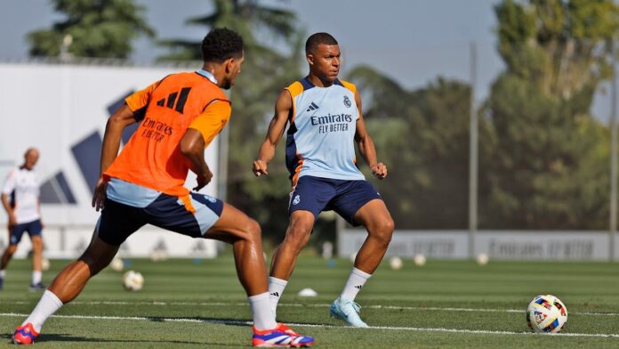 Mbappé no entrena y es duda para el estreno del Madrid en el Mundial de Clubes