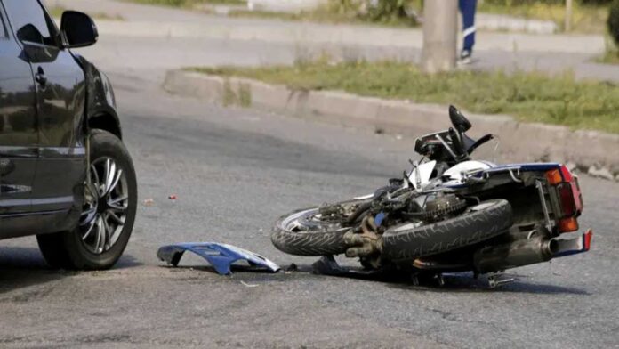 Moto accidente