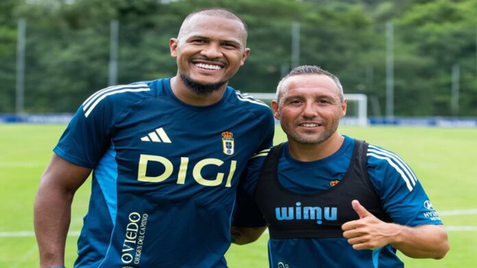 Rondón ya se entrena con el Real Oviedo de cara al debut en LaLiga