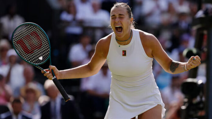 Sabalenka apeló a la remontada para convertirse en la primera semifinalista de Wimbledon