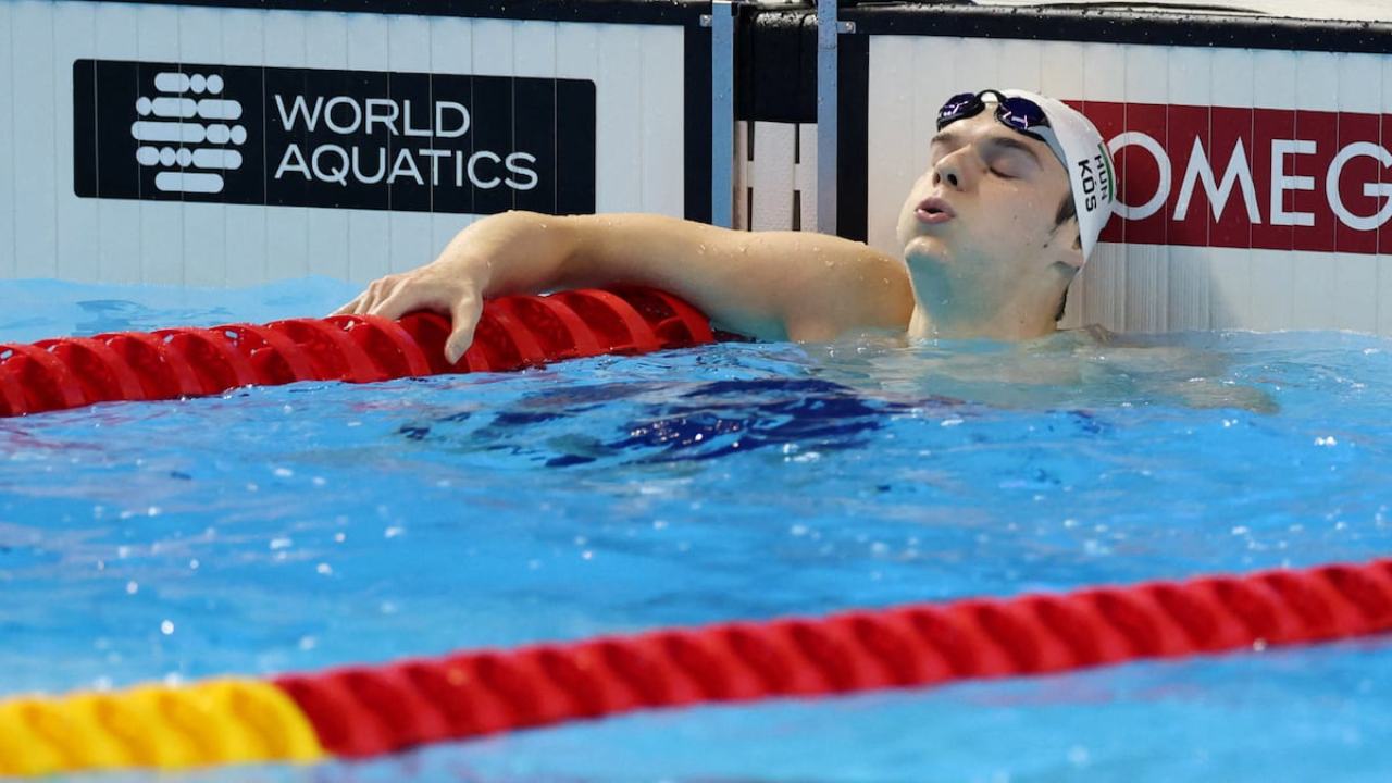 Hubert Kos impone récord europeo y obtiene el oro en la final de 200 metros espalda