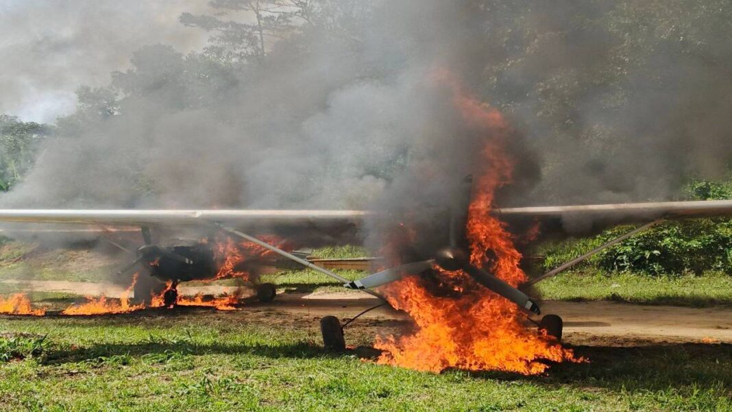 FANB destruyó dos aeronaves usadas para el narcotráfico en Apure