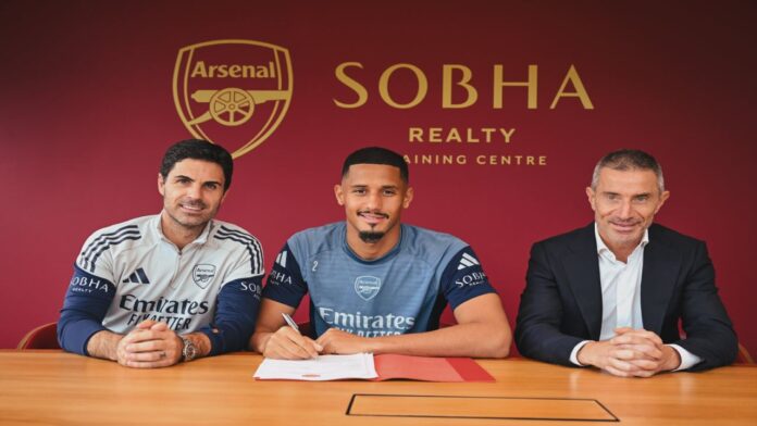 Arsenal Arsenal renueva a Saliba hasta 2030