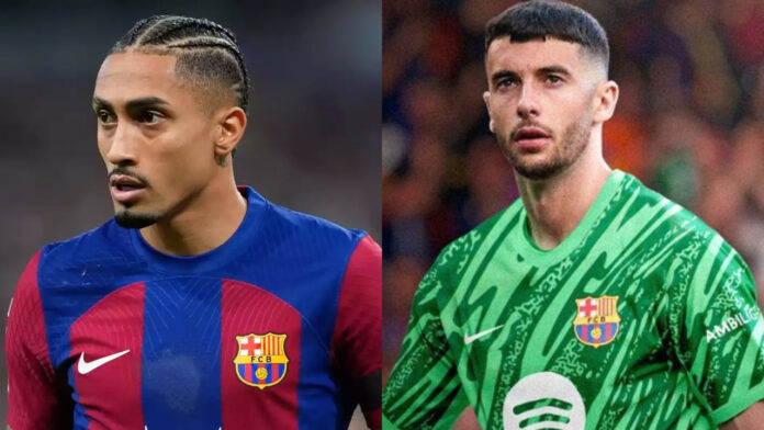Barcelona Raphinha y Joan García se perderán los próximos duelos del Barcelona por lesión