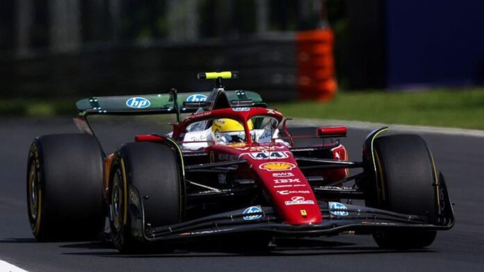 Ferrari Monza Hamilton comandó el inicio de las prácticas libres en Monza