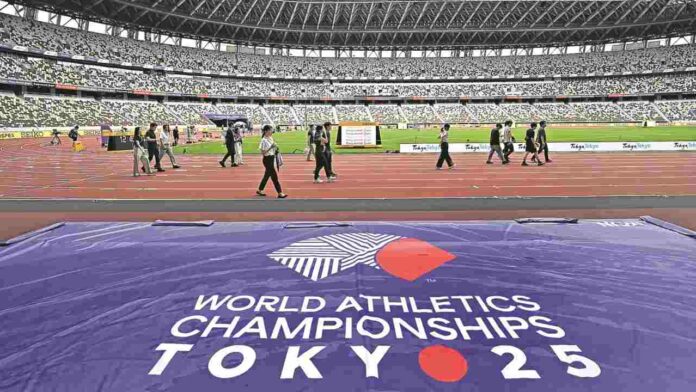 Todo listo en Tokio para el inicio de los Mundiales de Atletismo