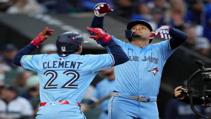 Andres Gimenez Toronto despertó y se acerca en la serie ante Marineros