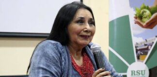 Ex ministra de la Mujer y Poblaciones Vulnerables del Perú Aida Garcia