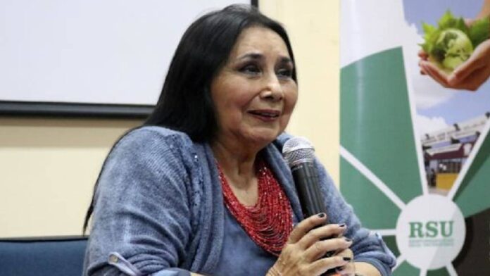 Ex ministra de la Mujer y Poblaciones Vulnerables del Perú Aida Garcia