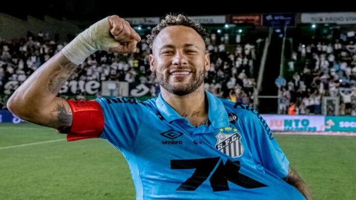 Neymar Neymar aleja al Santos del descenso con un hat trick