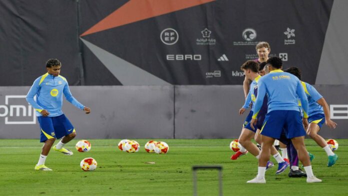 Entrenamiento del FC Barcelona