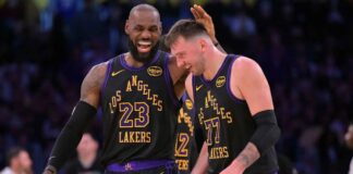 Doncic y LeBron se combinaron para frenar el mal momento de Lakers