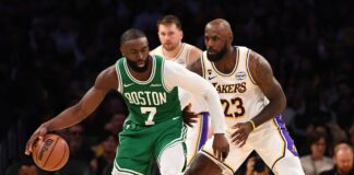 Celtics triunfaron y opacaron la cifra récord de LeBron