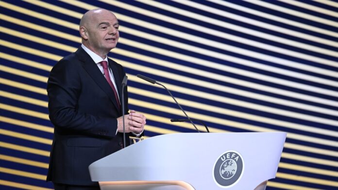 Infantino celebra acuerdo entre UEFA y Real Madrid para poner fin a la Superliga