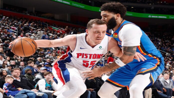 OKC vs Pistons Detroit superó a OKC en el duelo de líderes de conferencias
