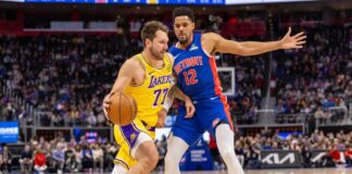 Lakers cayeron en Detroit y Dallas se despide de la clasificación