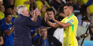 Casemiro ya está bajo las ordenes de Ancelotti en Río de Janeiro