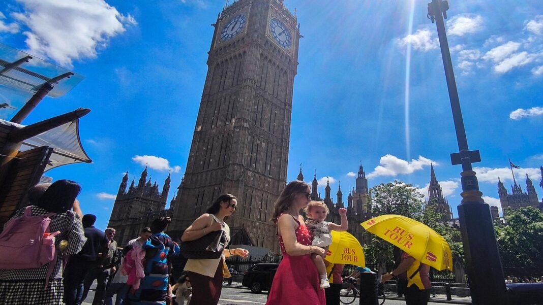 Reino Unido bate un nuevo récord consecutivo de temperatura durante mayo