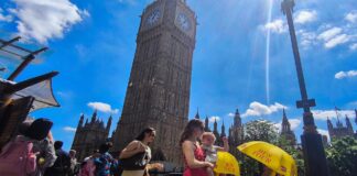 Reino Unido bate un nuevo récord consecutivo de temperatura durante mayo
