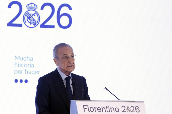 Florentino Pérez: "Es un orgullo que el papa sea del Real Madrid"