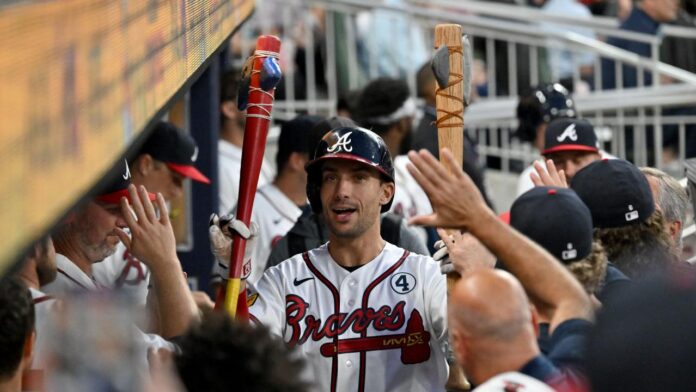 Olson comandó a los Bravos con un cuadrangular en el Día de Lou Gehrig