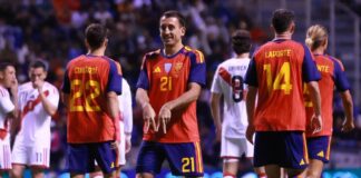 España cerró su preparación mundialista con goleada ante Perú