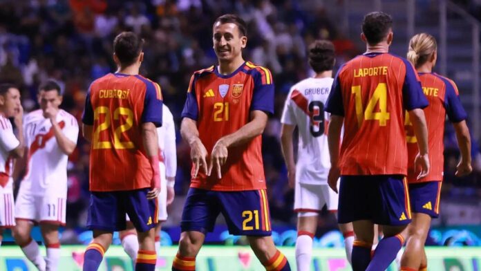 España España cerró su preparación mundialista con goleada ante Perú
