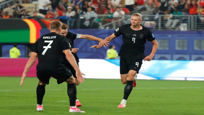 Haaland Haaland anotó por duplicado y Noruega ya espera en 16vos