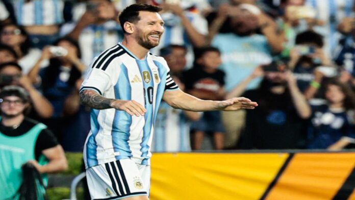 Messi Messi se reencontró con el gol en el cierre de preparación de Argentina previo a su defensa del título