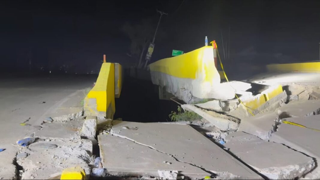 Autoridades realizaron supervisión técnica del puente San Julián en Caraballeda