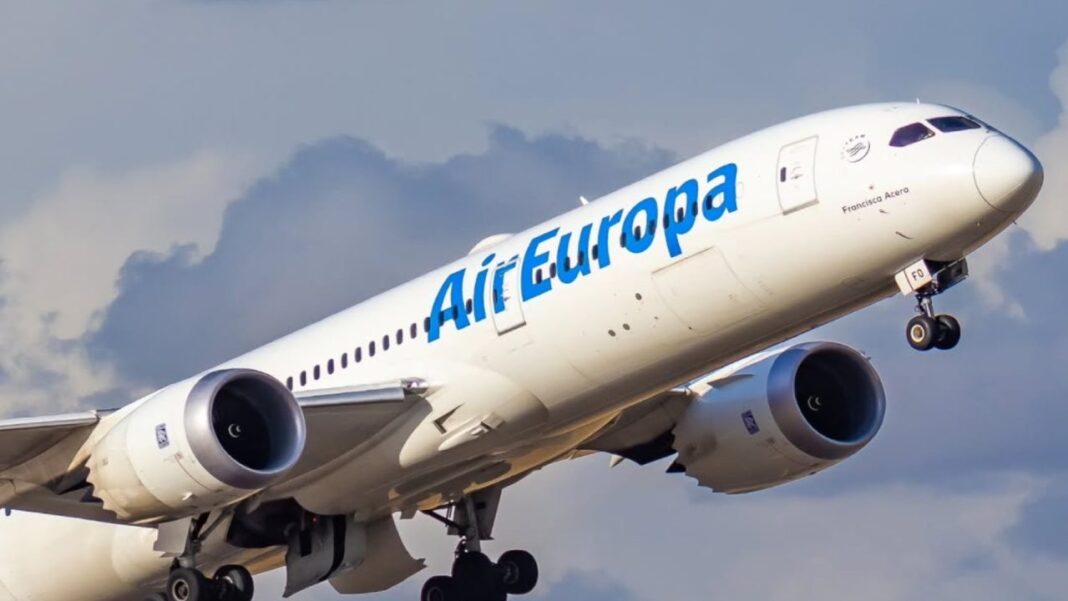 Air Europa desviará su ruta Madrid-Caracas hacia Valencia hasta el 31 de julio