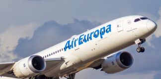 Air Europa desviará su ruta Madrid-Caracas hacia Valencia hasta el 31 de julio