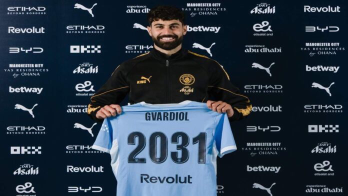 Gvardiol renueva con el City hasta 2031