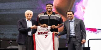 Miami Heat presentó a Antetokounmpo y sueña con el regreso de LeBron James
