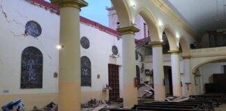 Al menos 25 iglesias sufrieron daños por los terremotos