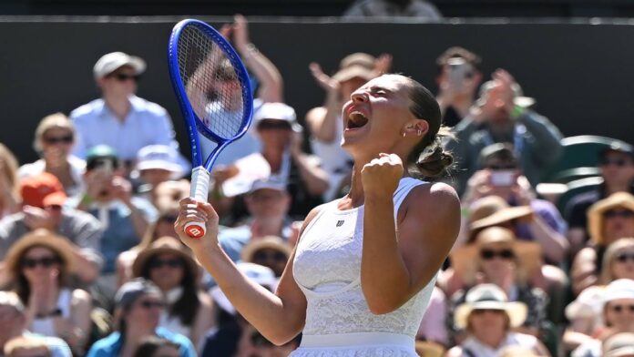Wimbledon Grand Slam tennis tournament - Day 10 Kostyuk alcanza su segunda semifinal de Grand Slam y su primera en Wimbledon