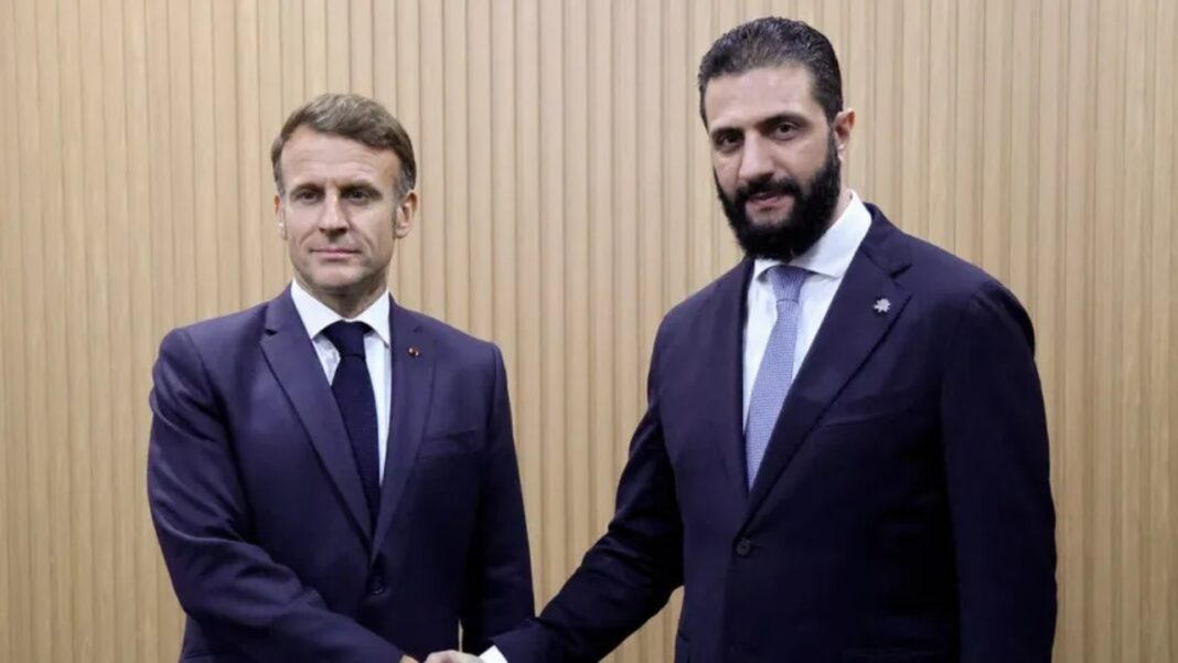 Macron llegó a Siria en primera visita de un jefe de Estado europeo tras caída de Al Asad