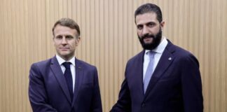 Macron llegó a Siria en primera visita de un jefe de Estado europeo tras caída de Al Asad