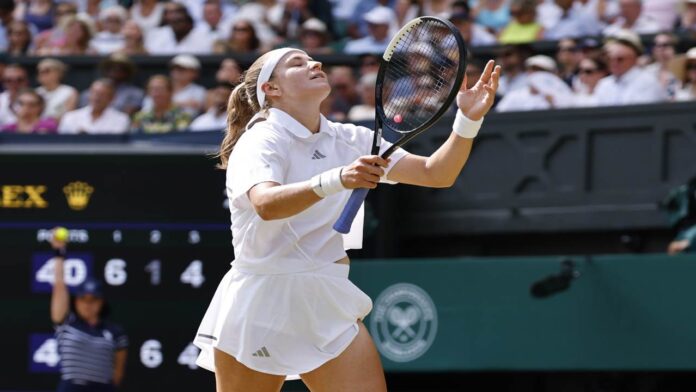 Wimbledon Grand Slam tennis tournament - Day 11 Muchova superó a Gauff en un desenlace dramático y alcanza su primera final en Wimbledon