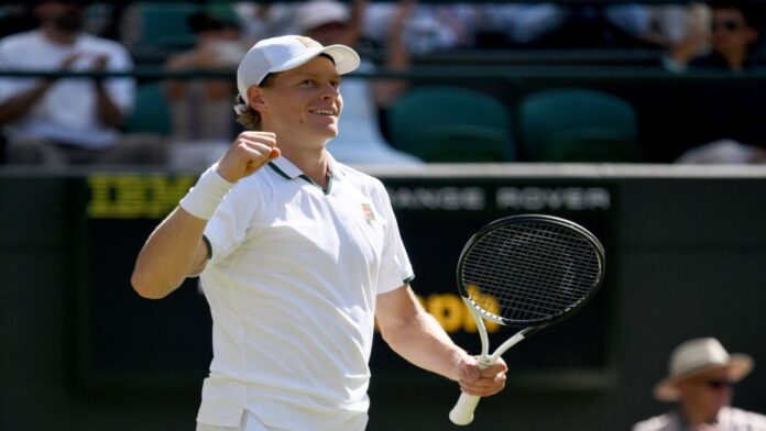Sinner alcanzó su tercera semifinal en Wimbledon
