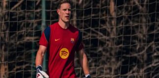 Ter Stegen entrena con el Barça pendiente de cerrar su pase al Ajax