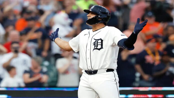 Tigers Eduardo Valencia se unió a la historia al conectar jonrón en su debut de Grandes Ligas