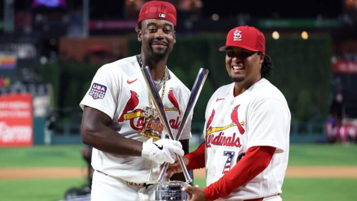 Walker Jordan Walker apagó la fiesta en Filadelfia y se adueñó del Festival de Jonrones con apoyo venezolano