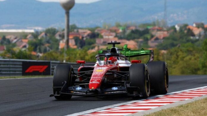 Charles Leclerc GP Hungría Leclerc lideró el primer libre de cara al Gran Premio de Hungría