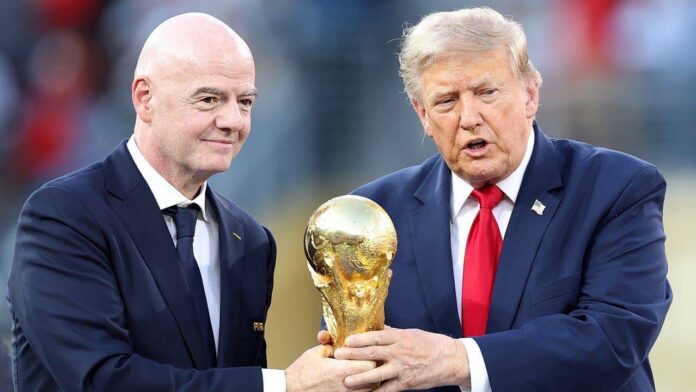 Infantino Trump Trump defiende a Infantino: "Sería un terrible error reemplazarlo"