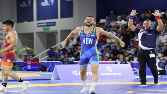Raiber Rodríguez Tiro deportivo y lucha aumentan el medallero venezolano en Santo Domingo